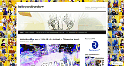 Desktop Screenshot of hellogoodbyeshow.com